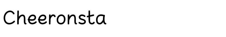 Cheeronsta Font Family font